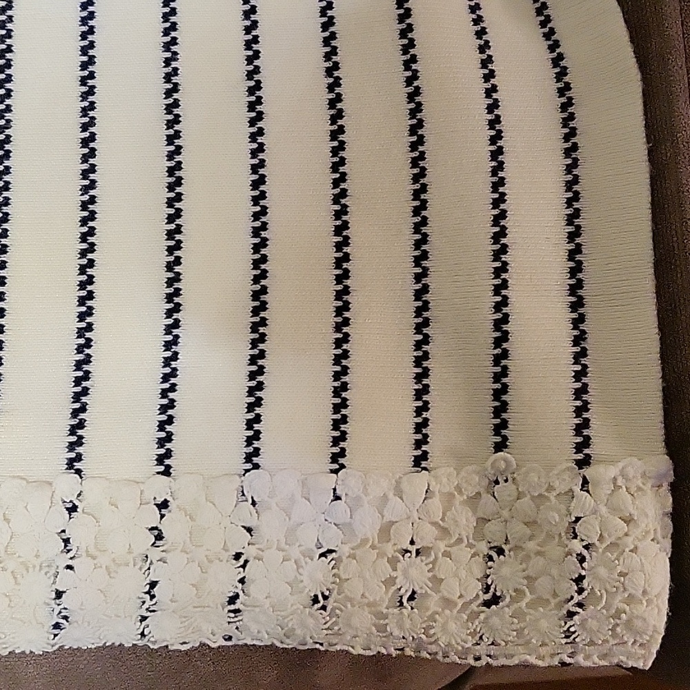 PER UNA Weekend by MARKS & SPENCER Sweater Knit Crochet EURO Size 42